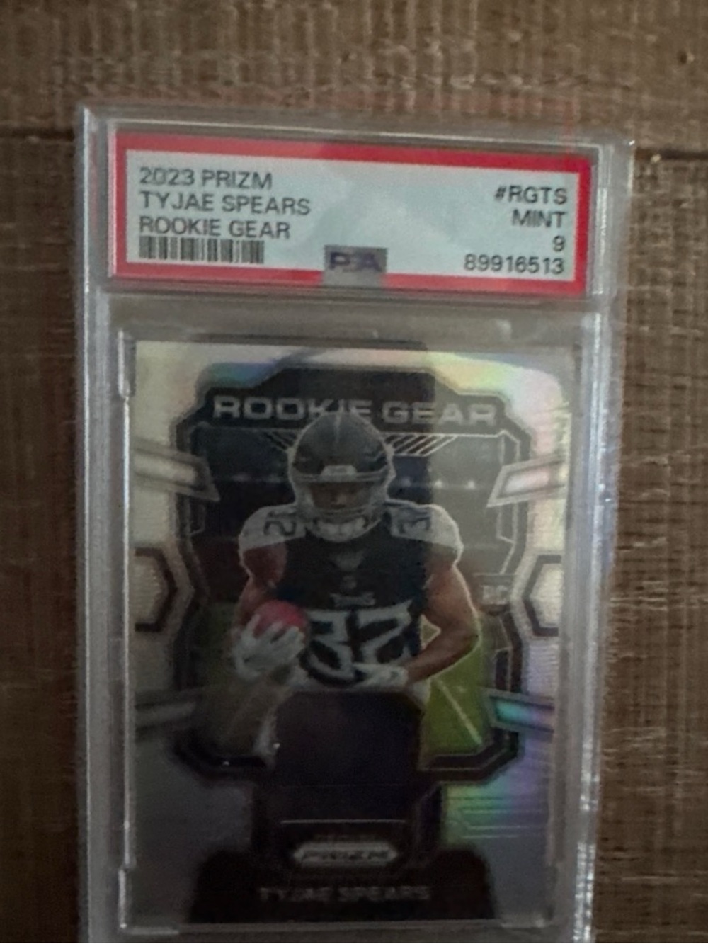 PSA-Graded 2023 Tyjae Spears Rookie Gear Trading Card - Silver